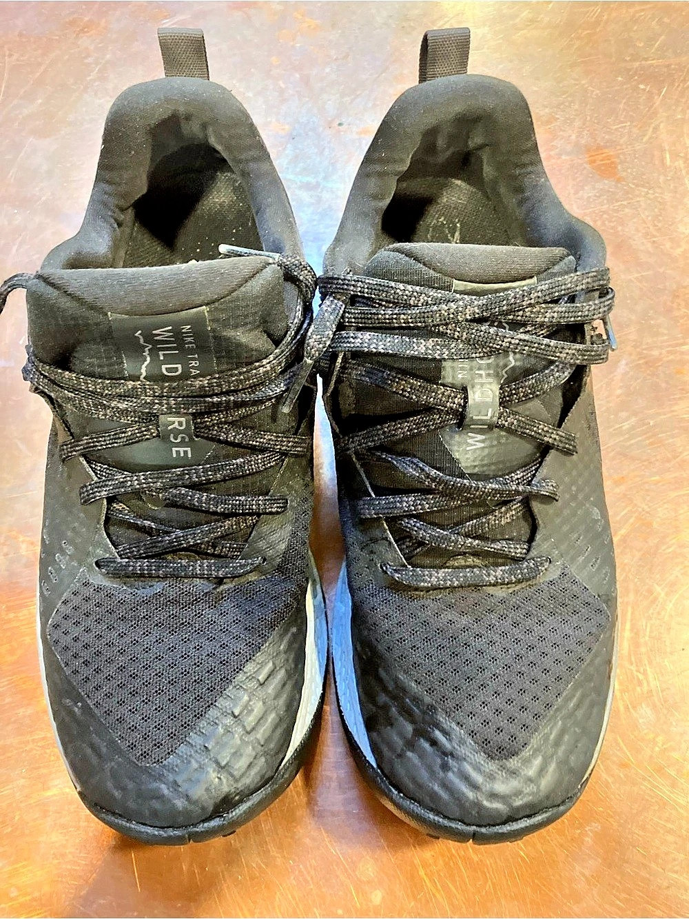Nike Air Zoom Wildhorse 5 Black & White Athletic Shoes US 8